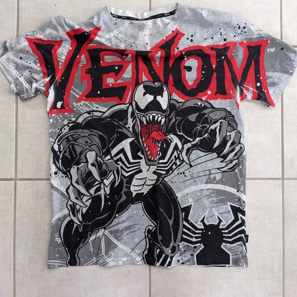 Venom marvel all over print shirt M - Picture 2 of 2